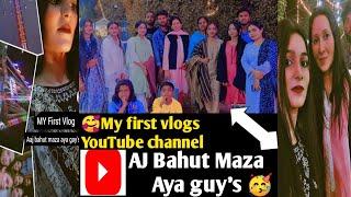 MY First Vlog  AJ bahut Maza Aya Gay's 