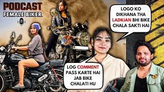 Female Bike Rider of India - Inspiring Podcast About Her Journey! || Watch Female Bike Rider Story