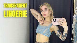 See-Through Try On Haul | Transparent Lingerie and Clothes | Try-On Haul No Bra