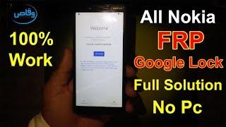 ALL NOKIA ANDROID 9.0 FRP/GOOGLE LOCK BYPASS WITHOUT PC| Nokia 1 Plus TA-1130 Frp Bypass