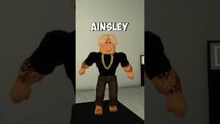 When Ainsley WON'T WAKE UP  #roblox #shorts