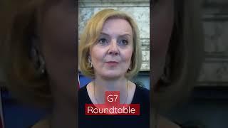 Inside the G7 Roundtable!!! Liz Truss, Emmanuel Macron, Olaf Scholz, Charles Michel, Mario Draghi