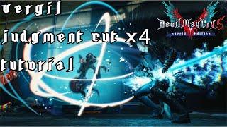 DMC5SE Vergil Judgement Cut Tutorial | 3-4 Judgment Cuts in a row