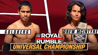 Full Match - Goldberg vs Drew Mcintyre | WWE Royal Rumble 2025 | Soft Ground Wrestling Uganda