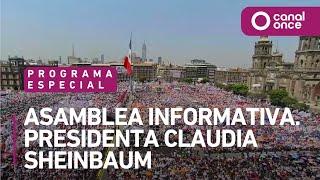 Asamblea Informativa. Presidenta Claudia Sheinbaum. Segunda parte (09/03/2025)