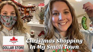 Canadian Dollar Store! Shop With Me & Haul! Christmas Shopping In My Small Town!