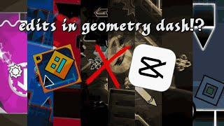 WE NOW HAVE EDITS IN GEOMETRY DASH!?? (gd 2.2)