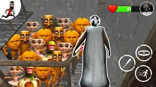 Granny vs army brainrot ► funny horror granny game play
