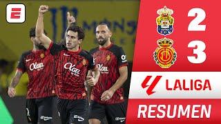 El COLOMBIANO JOHAN MOJICA le dio la victoria al MALLORCA 3-2 vs LAS PALMAS | RESUMEN | La Liga