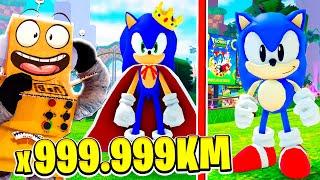 Я СТАЛ САМЫМ КРУТЫМ СОНИКОМ В МИРЕ НУБ И ПРО ВИДЕО ROBLOX Sonic Speed Simulator