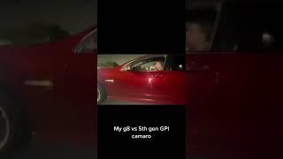 Pontiac g8 vs Camaro ss #g8 #g8gt #holdencommodore #holden #chevy #camaro #ss