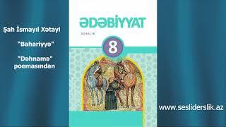 Edebiyyat 8 Sah İsmayil Xetai - BAHARİYYE