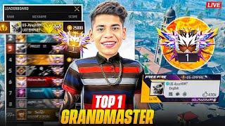 [Live] No MastiTop 1 TodayDay 22 New Season Grandmaster Road to Top-1-Garena Free Fire!!