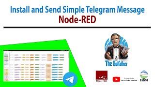 Install and Send Simple Telegram Message Node-RED