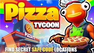 PIZZA TYCOON MAP FORTNITE CREATIVE - FIND SECRET SAFE CODE LOCATIONS