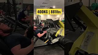 400KG (881lbs) Leg Press at a 75KG Bw