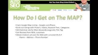 Auto Repair SEO - Internet Marketing Training Video