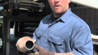 Removing a Bad Catalytic Converter in Sacramento and Showing Damage