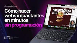 Cómo hacer páginas web impactantes sin programación