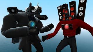 TITAN CAMERAMAN vs INFECTED TITAN SPEAKERMAN | SKIBIDI TOILET in Garry's Mod!