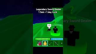 Blox Fruit Legendary sword dealer spawn #roblox #bloxfruits #bloxfruts #kitsunefruit