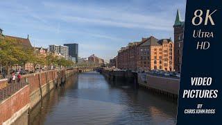 Hamburg, Germany: Speicherstadt, Altstadt, Neustadt, HafenCity - Fleete/Häfen - 58 HiRes Images - 8K