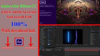 Adobe After Effects CC Full Install   2020  Free and complete tutorial