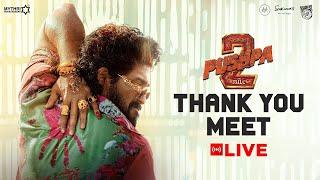 Pushpa 2 The Rule THANK YOU MEET LIVE | Allu Arjun | Sukumar | Rashmika | Devi Sri Prasad