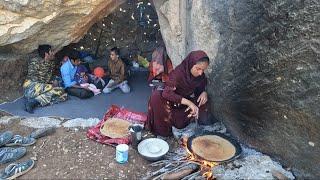 Nomadic life, building a shelter in the mountains#village #nomadic #doors