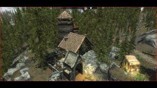 SNEAK PEEK - Dragon Watch Keep - Skyrim Legendary & Special Edition Player Home - Coming Soon:)