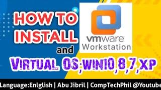 How to Install VMware Workstation Pro v16 (Full Version) & Install Virtual OS win10,8,7,xp | English