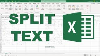 How to split text in excel - 7 methods