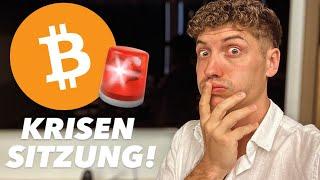 Bitcoin Crash: Wie tief noch?!  Erst Schauen, dann Handeln! ️