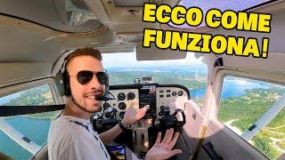 come funziona UNA LEZIONE da Allievo Pilota di Aereo