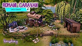 I built a Romani Caravan in The Sims 4 Life & Death!