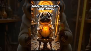 The Enchanted Forge: A Pug's Legendary Creations #pug #pugdog #doglover