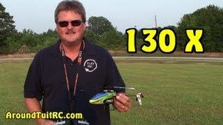 E-Flite Blade 130 X Demo Flight Raw and Uncut with Mild 3D Aerobatics