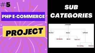 Online Shopping Website PHP Sub Categories | Ecommerce website in PHP | Shopping Cart in PHP