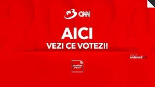 LIVE ANTENA 3 CNN ora 14: Ediție specială de Alegerile Prezidenţiale