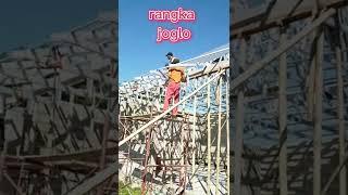 rangka bajaringan || model joglo #shorts
