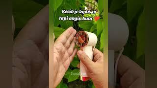Stylish portable fan. strong turbine wind. #review #fan
