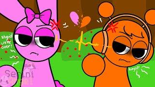 Oren & Pinki Break Up With Each Others ?! - Sprunki Incredibox [AU]