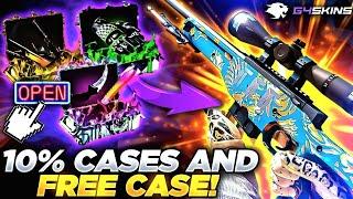 G4SKINS I TRIED ALL 10% CASES AND FREE CASE !! ?! | G4skins Promo Code 2025 | G4skins Case Opening |