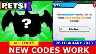 NEW UPDATE CODES [PETS] How Far Can You Throw? ROBLOX | 26 FEBRUARY 2023