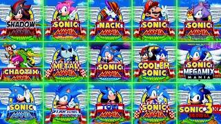 Evolution of Sonic Mania Title Screen (2017-2025)