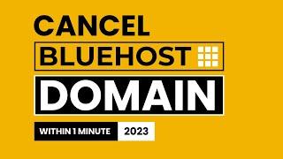 How To Cancel Bluehost Domain 2024 | Cancel Bluehost Domain | WP Charm