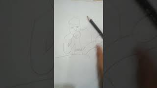 Messi drawing with domes bi colour pencil of 12 shades #art #jishan #drawing #painting #Messi draw