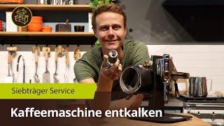 Siebträger - Espressomaschine  "richtig entkalken"