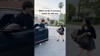 What To Do If Someone Robs You ​⁠@asherlara #shorts #relatable #strawbemi