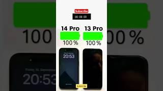 IPhone 14 Pro VS 13 Pro Battery test